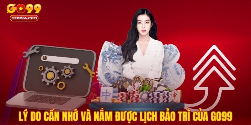 Lý do cần nhớ và nắm được lịch bảo trì của GO99